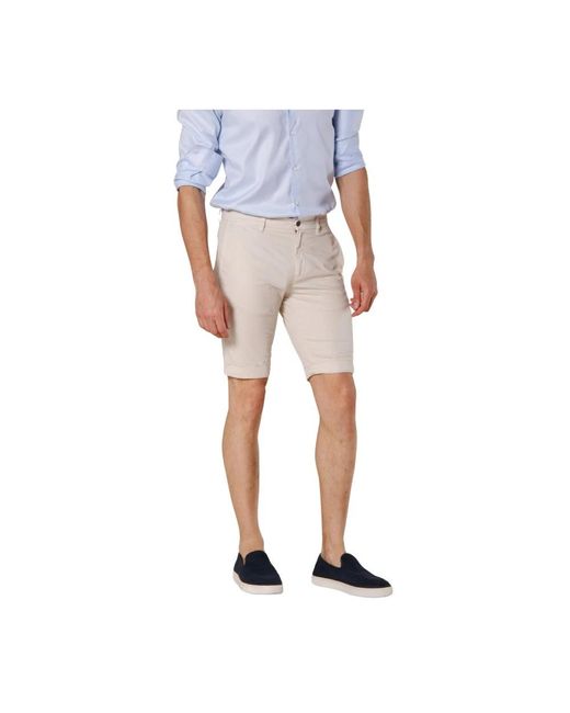 Mason's Blue Casual Shorts for men