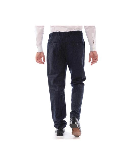 Daniele Alessandrini Blue Slim-Fit Trousers for men