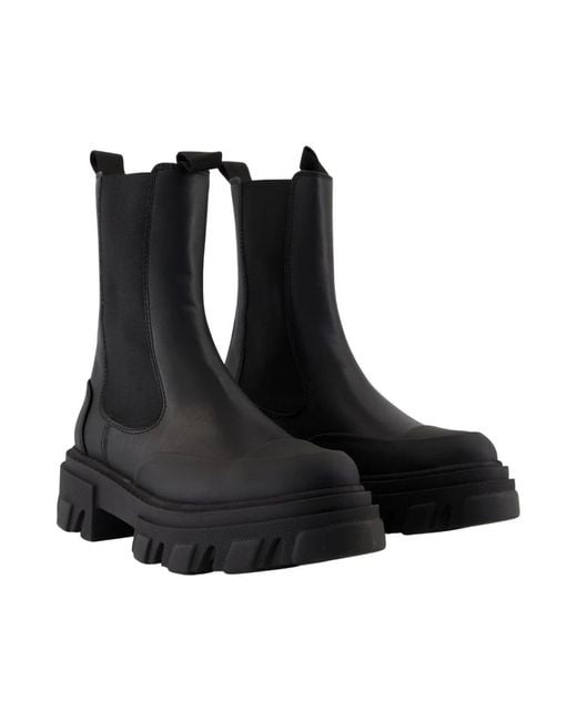 Chelsea Boots Ganni de color Black