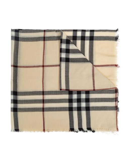 Scarves di Burberry in Natural