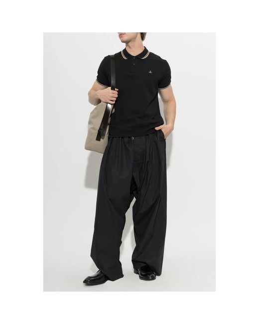Vivienne Westwood Black Polo Shirts for men