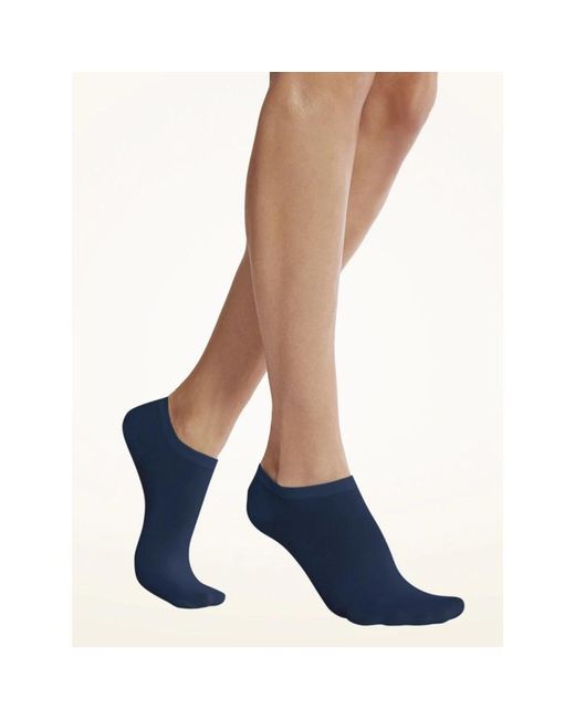 Socks Wolford en coloris Blue