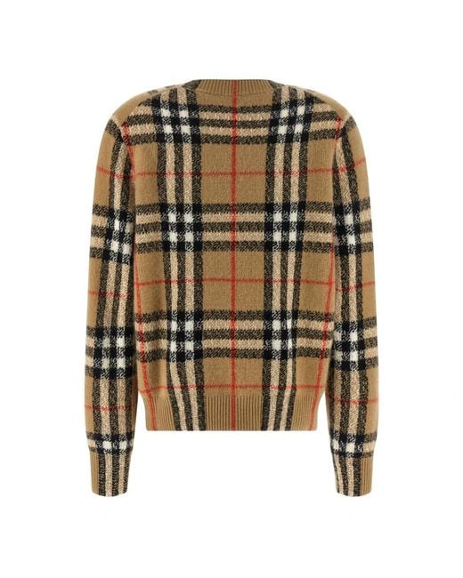 Burberry Multicolor Cashmere Knitwear