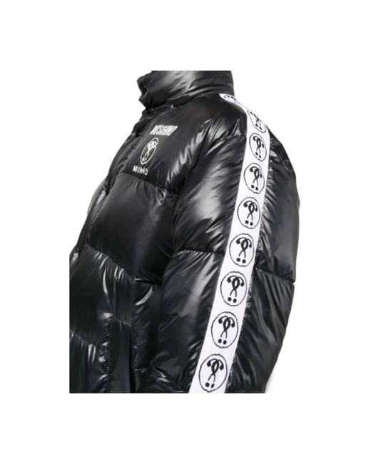 Moschino Black Winter Jackets for men