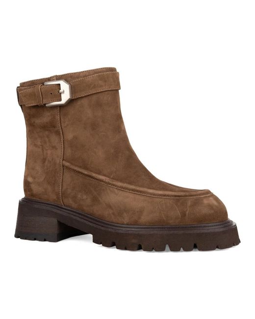 Linda Baumann Brown Ankle Boots
