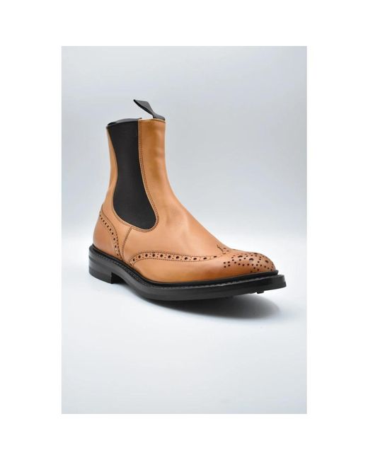 Tricker's Brown Chelsea Boots for men