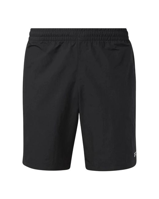 Short utility essentials da allenamento di Reebok in Black da Uomo