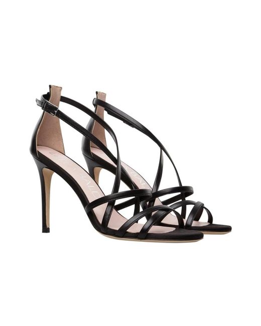 Lella Baldi Metallic High Heel Sandals