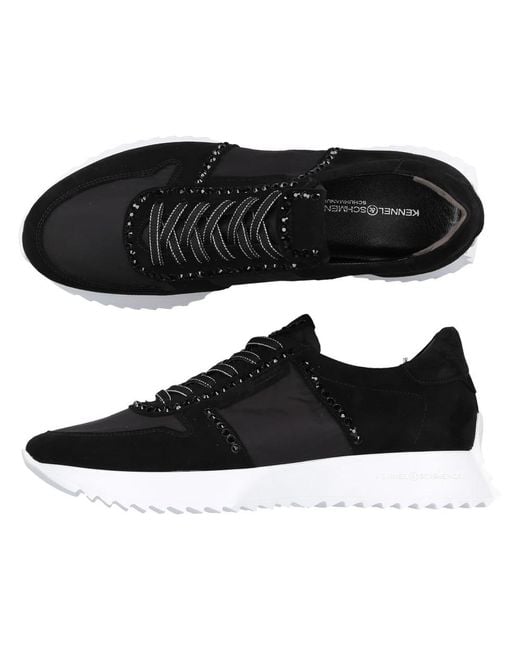 Kennel & Schmenger Black Low-top Sneakers Pull Goatskin