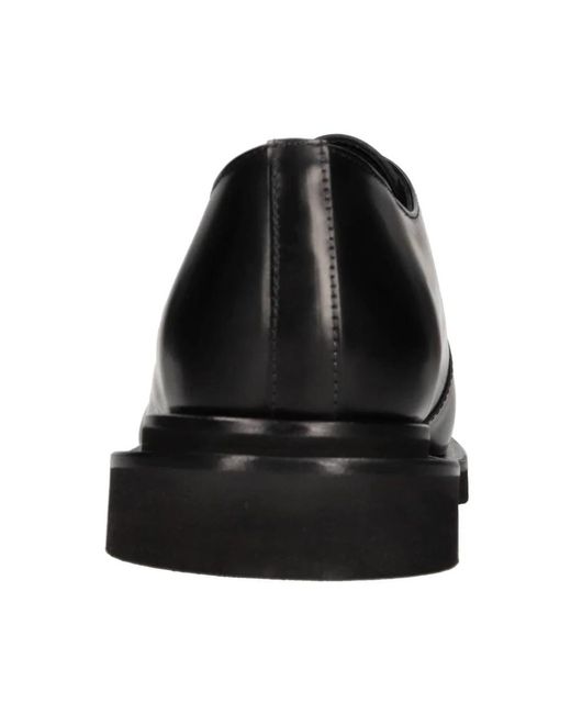 Les Hommes Black Dress Shoes for men