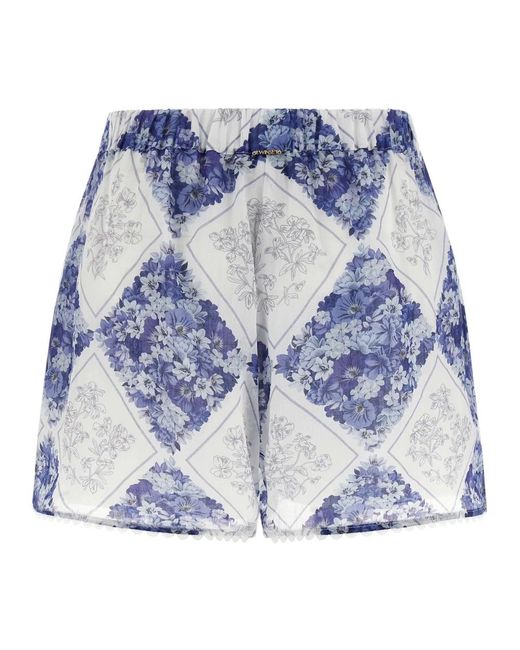 Twinset Blue Casual Shorts