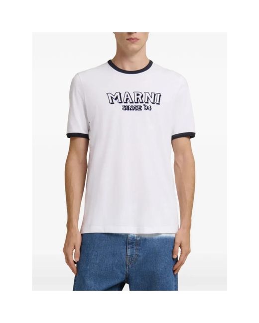 Marni White T-Shirts for men