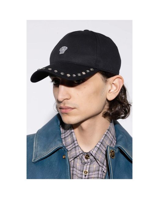 Caps di Versace in Black da Uomo