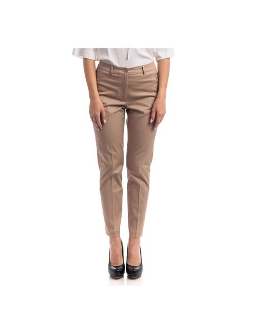 Seventy Brown Slim-Fit Trousers