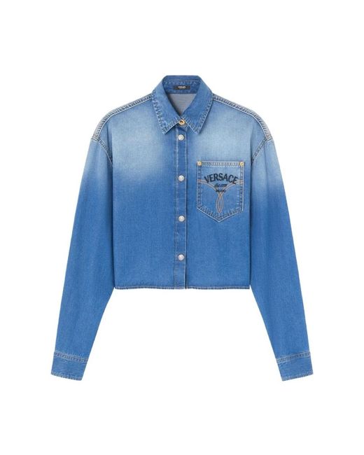 Versace Blue Denim Jackets