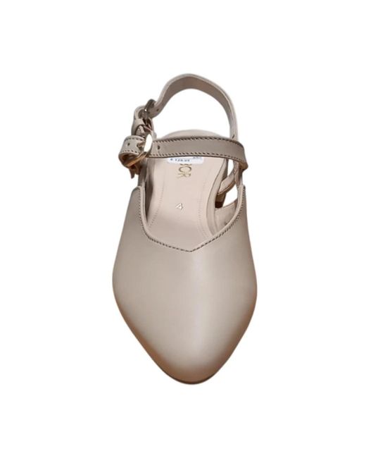 Gabor Gray Slingback Pumps
