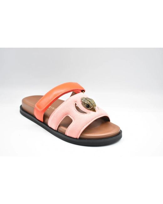 Kurt Geiger Pink Sliders