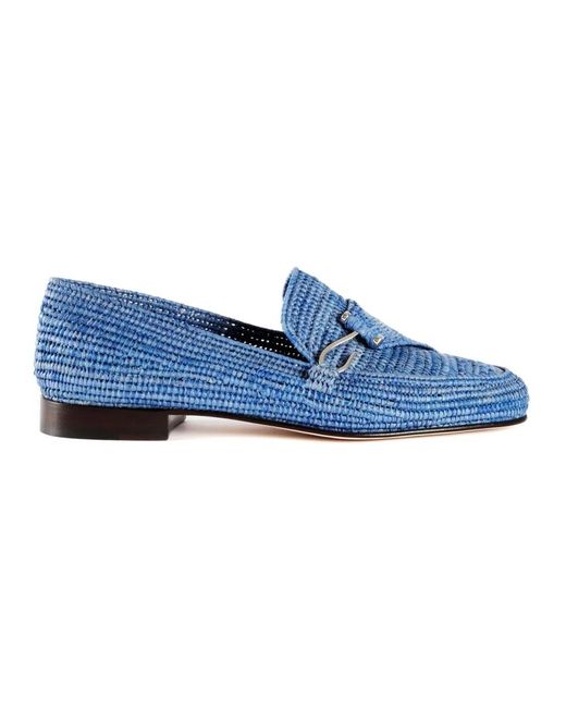 Edhen Milano Blue Loafers for men