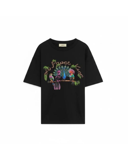 A PAPER KID Black T-Shirts for men