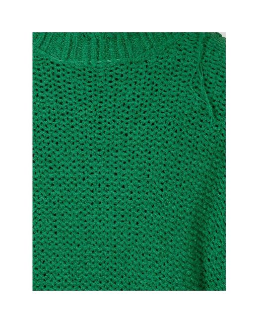 Sacai Round-neck knitwear in Green für Herren