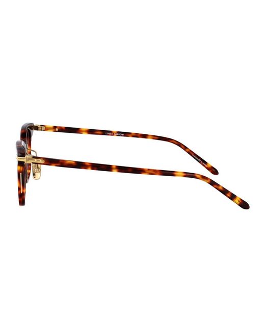 Linda Farrow Brown Glasses