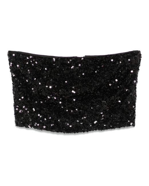 Tops > sleeveless tops ROTATE BIRGER CHRISTENSEN en coloris Black