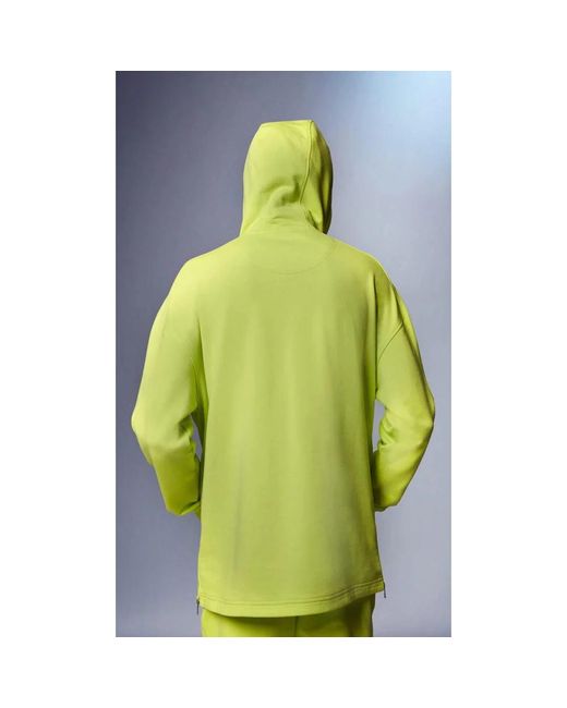 Moose Knuckles Hoodies & Sweatvesten ,Groen ,Katoen Thordason Hoodie in het Yellow voor heren