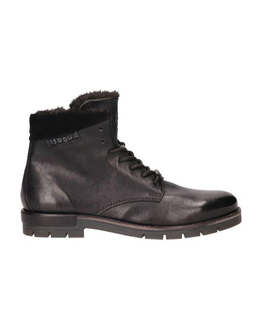 Bugatti Black Winter Boots for men