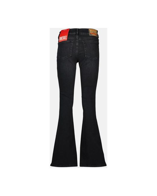 DIESEL Flared Jeans in het Black