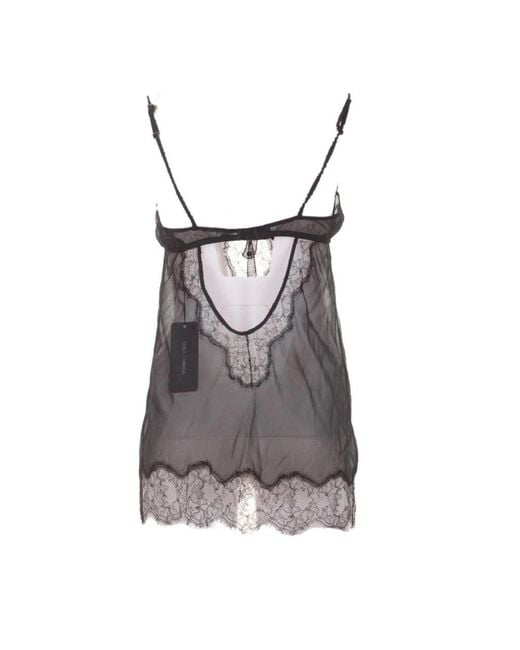 Dolce & Gabbana Brown Sleeveless Tops