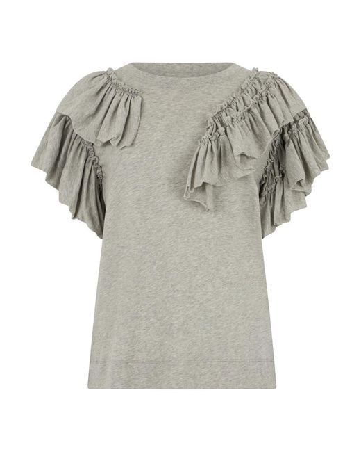 Dries Van Noten Gray Blouses