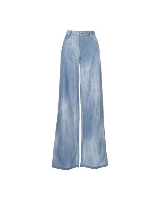 Ermanno Scervino Blue Wide Jeans