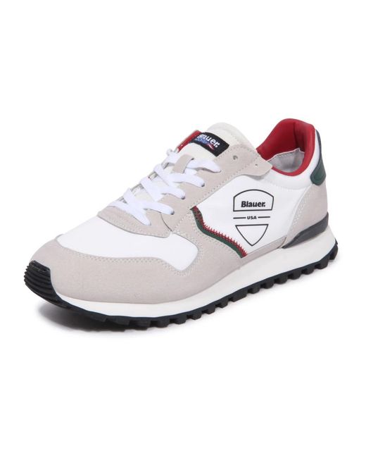Blauer White Sneakers for men