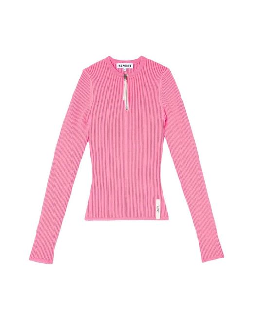 Sunnei Folded Top in het Pink