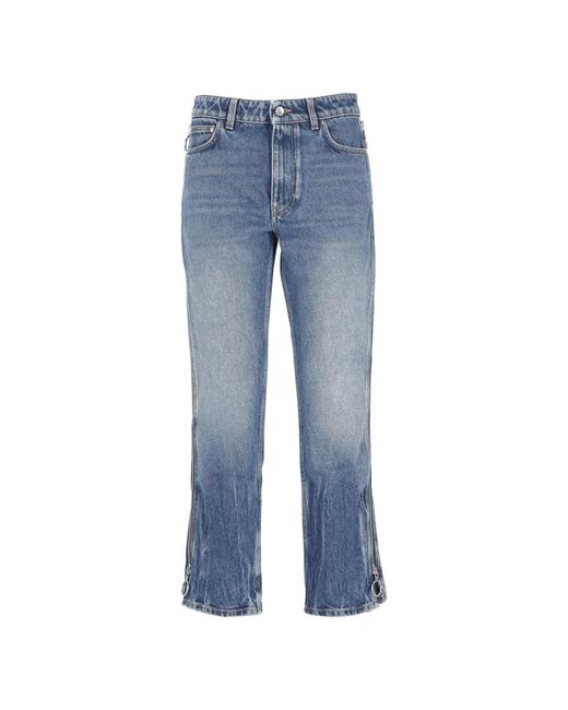 Rabanne Blue Cropped Jeans