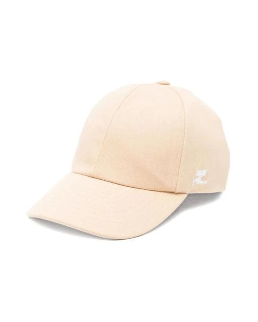 Courreges Accessoires ,Caps in het Natural