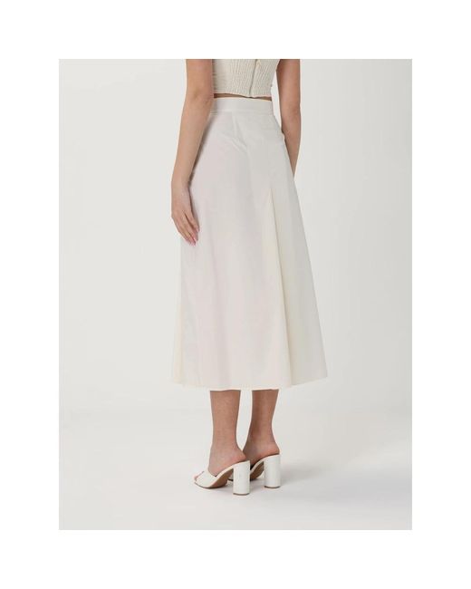 Twinset Natural Midi Skirts