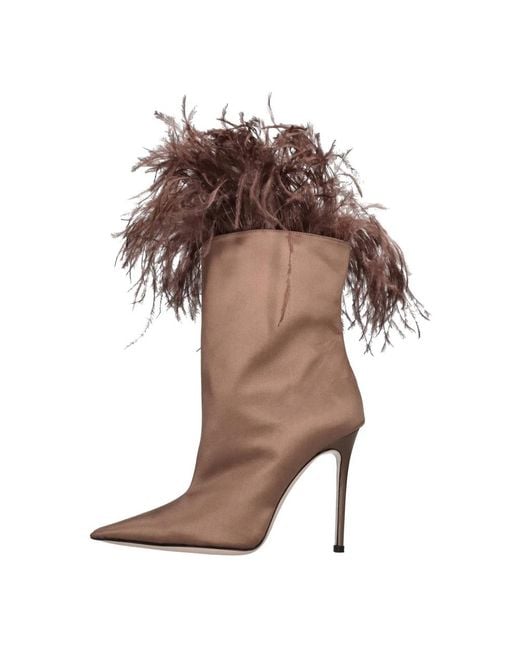 Gedebe Brown Heeled Boots