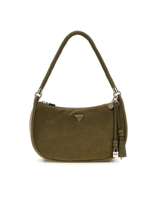 Guess Green Shoulder Bags