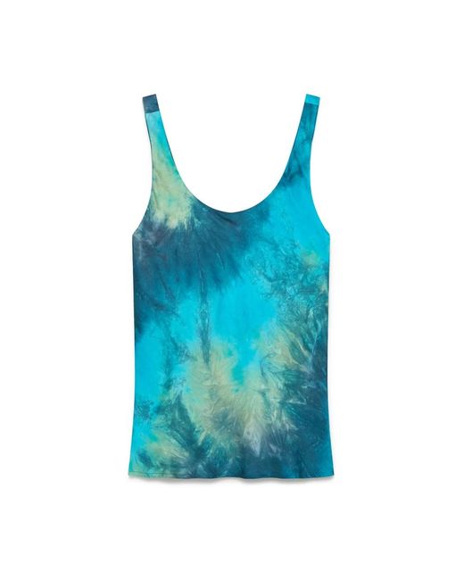 Sleeveless Tops di Maliparmi in Blue