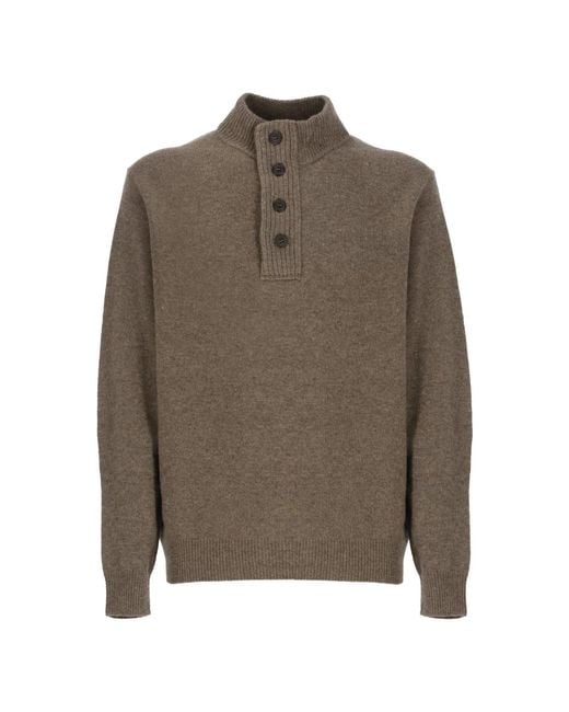 Turtlenecks Barbour de hombre de color Green