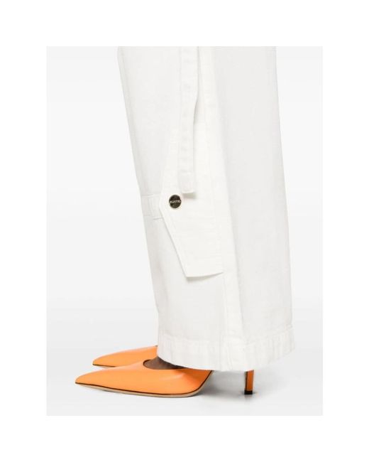 Trousers > wide trousers Blugirl Blumarine en coloris White