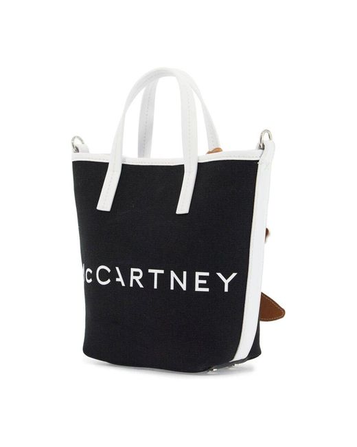 Stella McCartney Black Bananatex® schultertasche