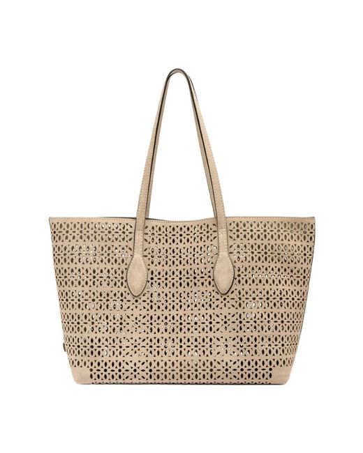Gianni Chiarini Metallic Shopping Bags