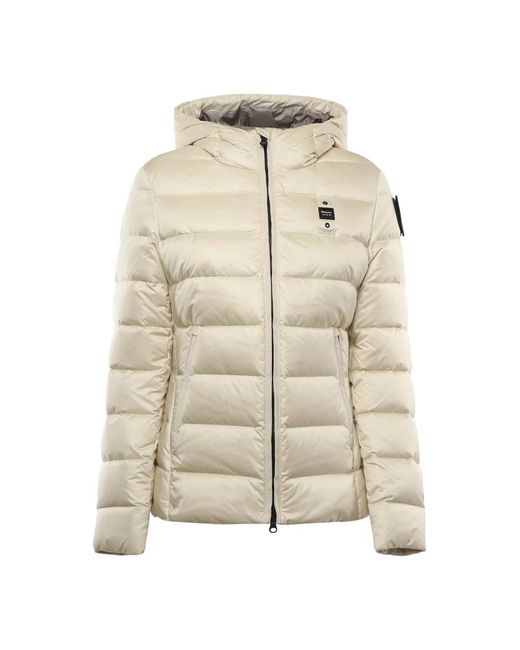 Blauer Jassen ,Nylon Winterjas in het Natural