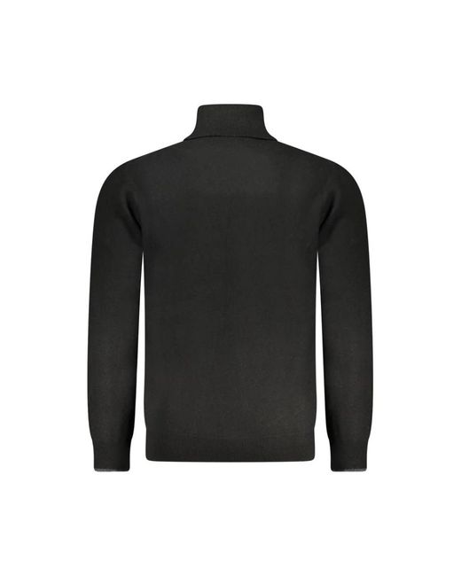 North Sails Truien & Vesten ,Zwart ,Wol Turtleneck Sweater in het Black voor heren