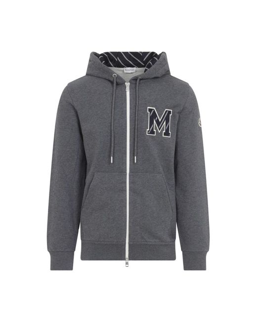 Zip-Throughs Moncler de hombre de color Gray