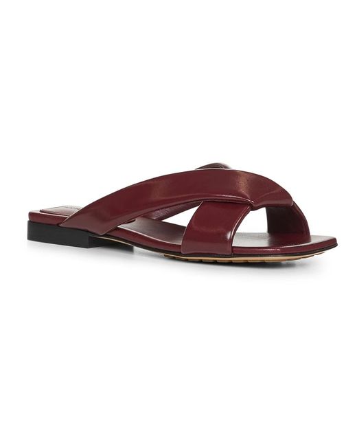 Bottega Veneta Purple Sliders