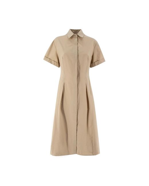Shirt Dresses Antonelli de color Natural
