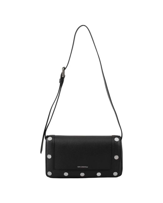 Karl Lagerfeld Black Shoulder Bags